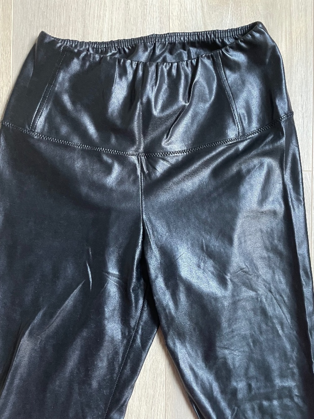 Aritzia Wilfred Free Black Daria Vegan Leather Leggings - Size XS